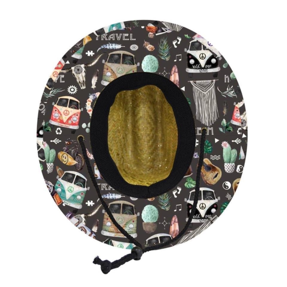 NWT Kids Sun Hat - Wanderlust Charcoal